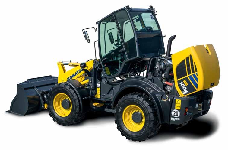 Easy maintenance A reliable partner Komatsu compact wheel loaders are known around the