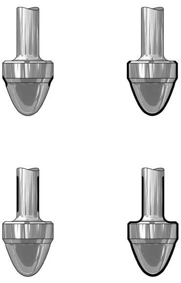 TRIM, MATERIALS PLUG HARD FACING VARIATIONS (figure 18) Seat Surface Lower Guide Area Full Contour Full Contour & LGA TRIM MATERIALS HARDNESS (R C ) CHARACTERISTICS OF TRIM MATERIALS (TABLE VIII) MAX.