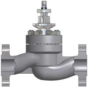 END CONNECTIONS, FLANGES, BOLTING GLH valves are supplied with raised face integral flanges as standard.