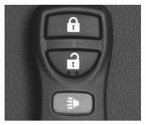 REMOTE KEYLESS ENTRY SYSTEM (if so equipped) LOCK DOORS Press the UNLOCK DOORS button to lock all doors. Press the button once to unlock the driver s door only.