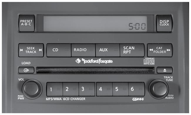 FM/AM/XM * RADIO WITH CD CHANGER (if so equipped) 01 PRESET A B C BUTTON Press the PRESET A B C button until you reach the desired setting.