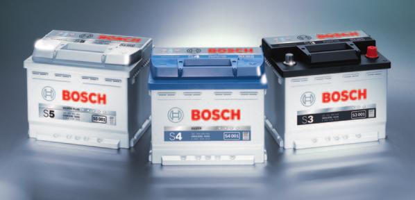 Bosch S3-S4-S5 batteries with PowerFrame technology Up to 30 % longer service