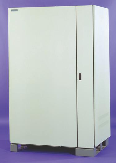 Cabinets for Sprinter Top Terminal UPS VRLA Monobloc Batteries. UL Listed IBC 2006 Seismic Certified. Tight space-saving footprint. Accommodates all GNB top terminal VRLA UPS batteries.