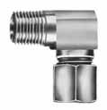 Steel or Nylon Tubing Compression-Style With Check Valve 68462 Ferrule ¹ ₄" 404-22602-1 Compression nut 504-31606-3 Check