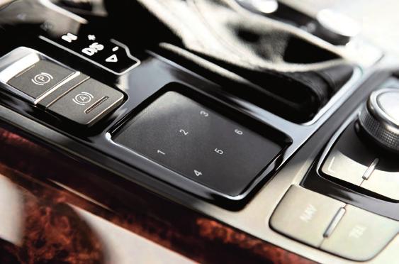 telephone functions. The A7 also features the all-new, optional Audi heads-up display.