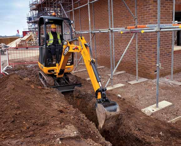 PERFORMANCE AND PRODUCTIVITY WHILST A JCB 8014/8016 CTS IS EXTREMELY STRONG, IT S ALSO
