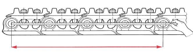 after installing a new undercarriage, then check position of the track guards is not too close to the chain LOOSE PINS n If there is no obvious fault