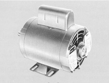 Capacitor Start Motor Larger single phase motors up to about 10 Hp.