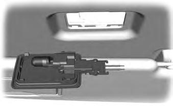 Headlamp high beam. Front direction indicator. Side direction indicator. Front clearance lamp (Exterior mirror). Brake, rear and direction indicator lamp.