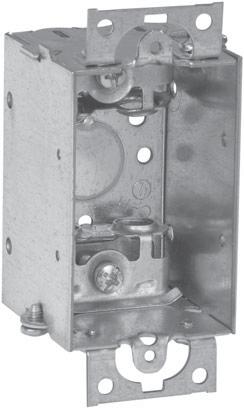 Steel Switch Boxes 2 DEEP GANGABLE 10.