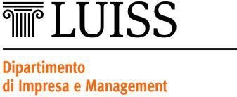 Department of Business and Management Master Course Management (Two years 120 ) Course Programmes web page http://didattica.impresaemanagement.luiss.
