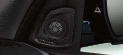 The system for the BMW X6 includes a tailored combination of mid-range speakers, woofers, tweeters and amplifiers that deliver perfect three-dimensional sound.