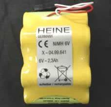 Heine X.01.99.433 Bateria NicaTron N 2.5v SKU 199433 Heine X-02.99.106 Bateria Recarregável p/punho Compact NiMH SKU 299106.
