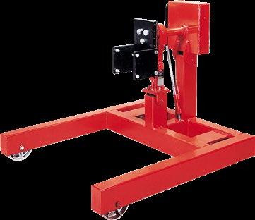 DIESEL ENGINE STAND 78160 3 Ton Capacity Diesel Engine Stand For safe handling and positioning of most diesel engines. Mounting head tilts for engine clearance in 360 degree rotation.
