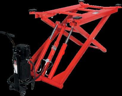 LIFTS 34 ROLLING LIFT BRIDGE 79324G 3 Ton Capacity Air / Hydraulic Pump Operated Rolling Lift Bridge NOTE: To achieve maximum lifting capacity, the lifting surface must be raised at least 3.