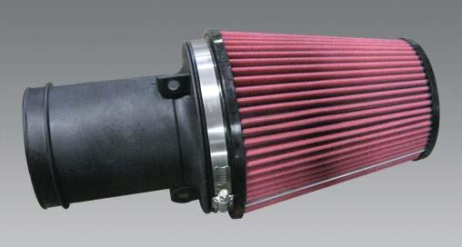 5. Install the air filter (P/N: 131550-9601R) onto the filter tube (P/N: 111550-12B579)