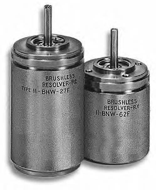 Size 11 Single Speed Brushless Resolvers TYPICAL APPLICATIONS Where precise position indication is required to interface with computers* Brushless DC servo commutation, position, and velocity
