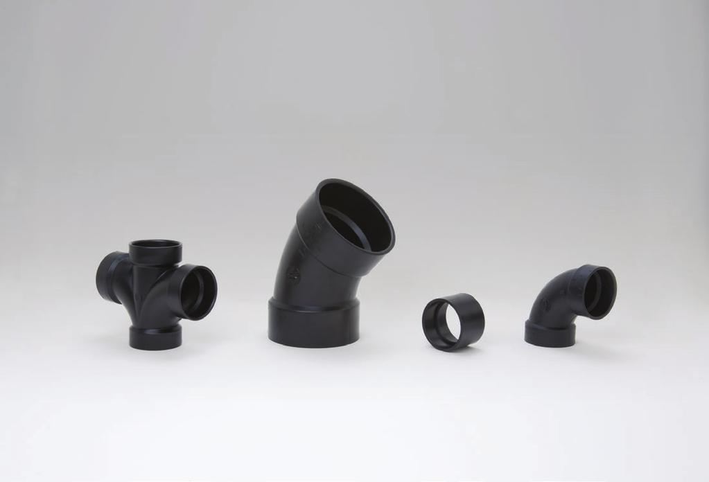 ABS DWV FITTINGS Streamline ABS DWV Fittings are manufactured to exact specifications to ensure the best fit in the industry.