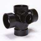 8000 0 10 Tee Double Sanitary w/side Inlet Style #: A438 PLASTIC FITTINGS ABS DWV FITTINGS 02795 3" x 3" x 3" x 1-1/2" 1.