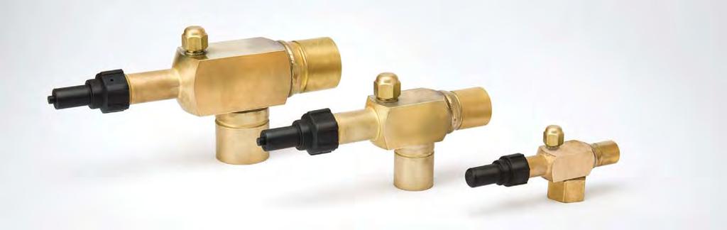 ANGLE ISOLATION VALVES Streamline's angle isolation valves feature an optimized body chamber for maximum flow, and a "Quick-Change" packing gland allows easy replacement of the asbestos-free packing
