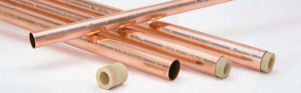 COPPER TUBE HVACR TUBE & PIPE COPPER TUBE Streamline Copper Tube provides the strength, precision and cleanliness needed for the demanding conditions of HVAC and refrigeration applications.