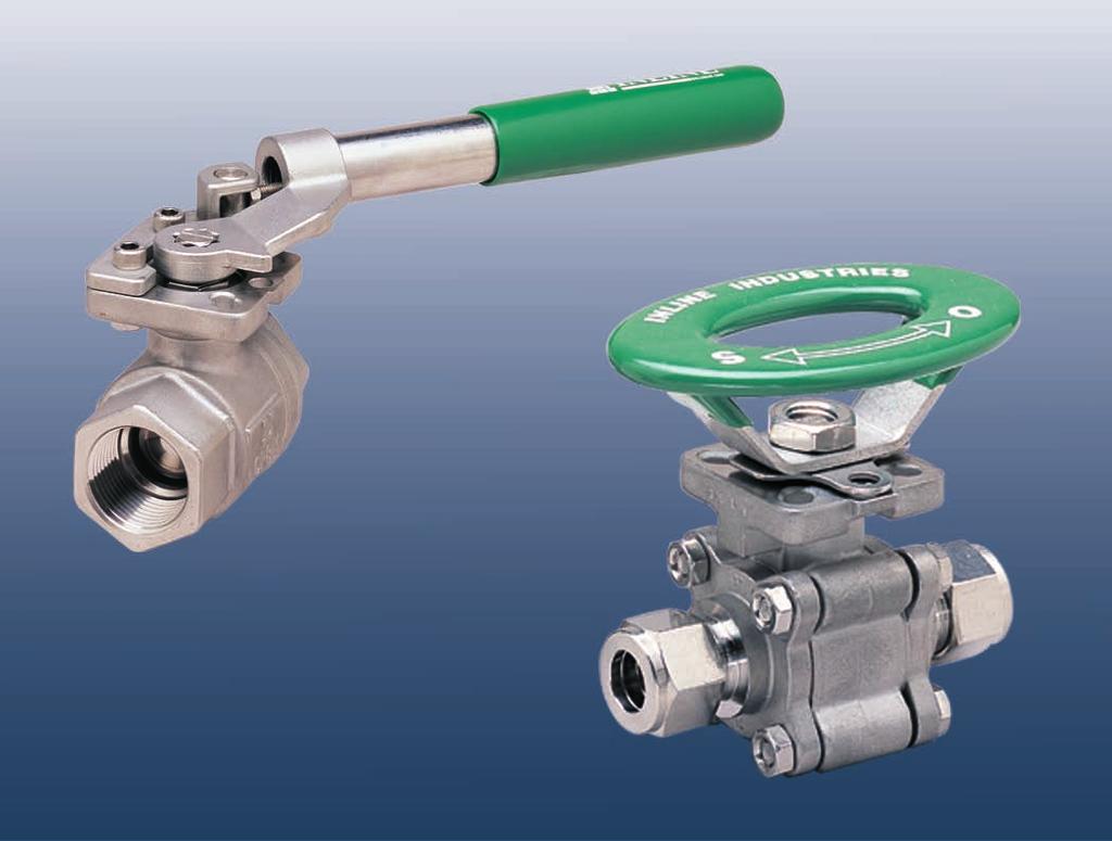 Direct Mount Actuation 204F 2-Piece Ball Valve 1/4 to 3 304F 1/4 to 4, WCB (Ends Only), BW Sch 5/10/40, SW, RF Flg 150/300, Grv, Compr, Tk Bottom