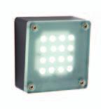 Halo 3075061 Aluminum with glass Anthracite 100 x 100 mm (HxW) 3 meter SPT-1W with plug LED unit