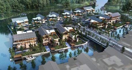 waterfront and hillside homes and condominiums JV with Bandar Raya Developments