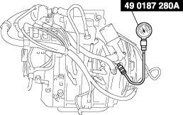 OIL PRESSURE OIL PRESSURE INSPECTION WARNING: Remove and install all parts when the engine is cold, otherwise they can cause severe burns or serious injury.