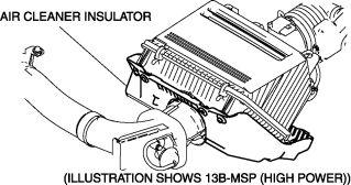 Air Cleaner Insulator Inspection 1.