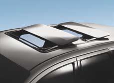 Convertible top material of durable vinyl, weather / UV resistant Programmable opening positions (DeLuxe model) Wind deflector for perfect aerodynamics Auto-Close system