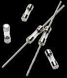 Electronic/Glass Fuses GG/GG-V Glass body 1/4" x 1-1/4" 1-1/2 Axial leads optional GGM/GGM-V Glass body 5mm x 20mm 1-1/2" Axial leads optional 1/10A through 10A, 250VA, UL Listed and SA ertified 12A