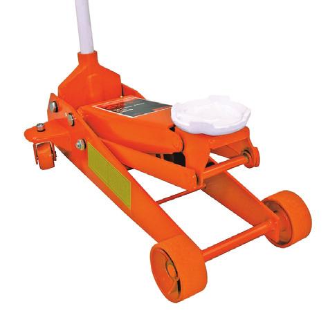 S.I. standards. Model 952B has been the standard of the Canadian industry for over 20 years. Equipped with heavy duty casters and saddle. Two piece 40 handle. A great floor jack for everyday use.
