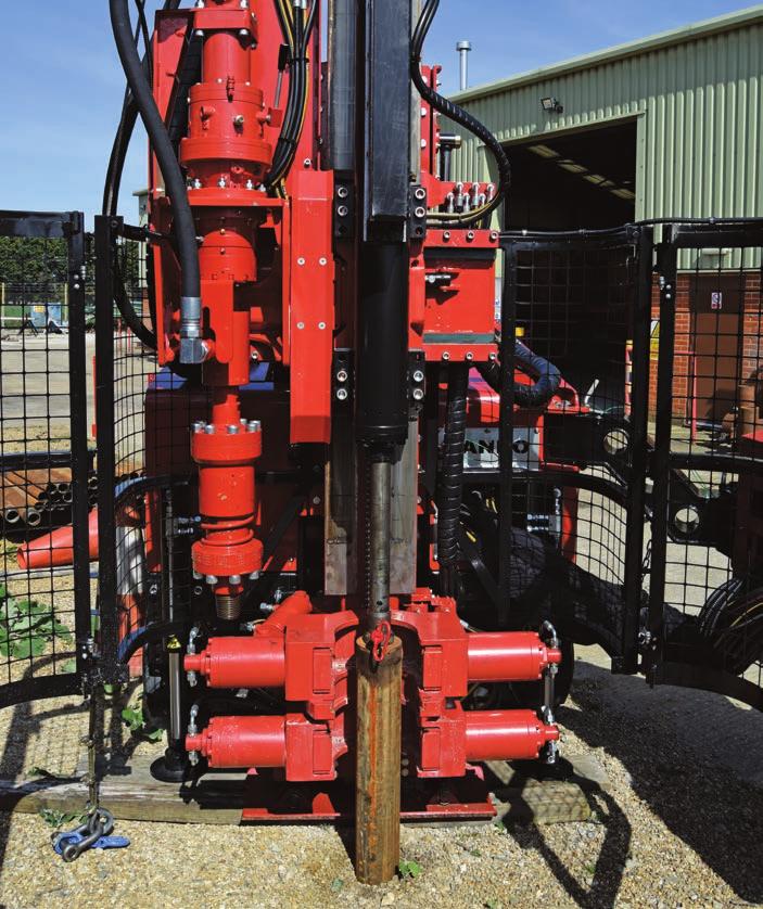 A range of triplex coring pumps,