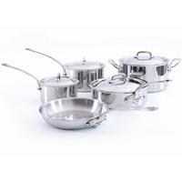 Mauviel M'cook 5-layer stainless steel cookware Cookware Sets Cast Stainless Steel Handles Cast Iron Handles Bronze Handles The Collection M'cook offers professionals and