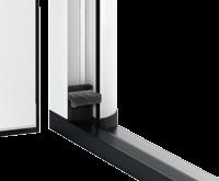46 mm Garador FrontGuard 1 Thermal Insulation With the dense PU-foam door leaf and the thermal