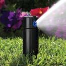 Large area rotors and rotating stream spray sprinklers should