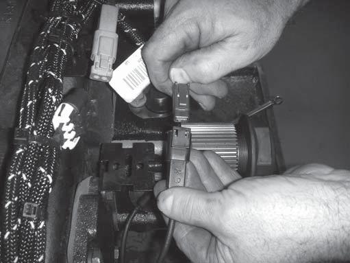 1. Disconnect the Transmission Harness from the