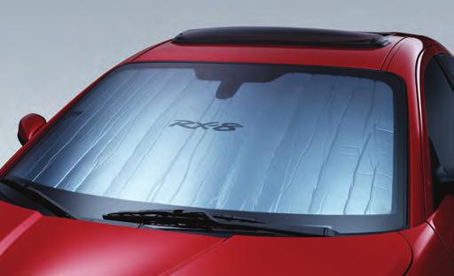 Mazda s durable, UV- and scratchresistant smoked acrylic Wind Deflector reduces noise and glare from