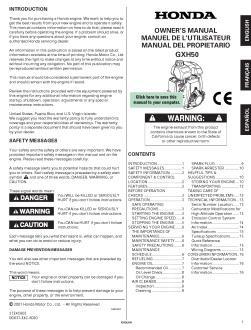actual crankcase volume of 10w-30 Motor Oil, 1- Power Supply Operating Manual