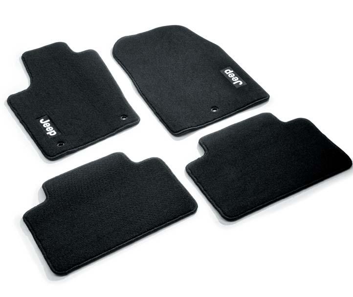 K82212172AC * In dark slate grey with Jeep logo. Set of 3. For MY 2014.