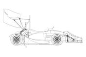 OVERALL L / W / H (mm) 3040 / 1330 / 1400 WHEELBASE (mm) / TRACK (Fr / Rr) (mm) 1555 / 1120 / 1120 WEIGHT WITH 68kg DRIVER (Fr / Rr) 105 / 118 SUSPENSION Unequal length non-parallel a-arms,