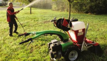 Rapid Mondo with Combi high-pressure sprayer Rapid Mondo with Combi high-pressure sprayer Rapid Universo with Combi-spreader Transport Perfect for transporting small loads around the home and