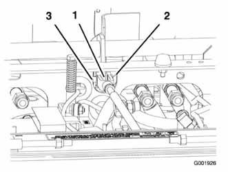 Yoke Fig 106 PICT-0229 6. Adjust the yoke clockwise to shorten the distance; counterclockwise to lengthen distance (Fig 105). 2. Remove the four wheel lug nuts. Remove the wheel assembly. 7.