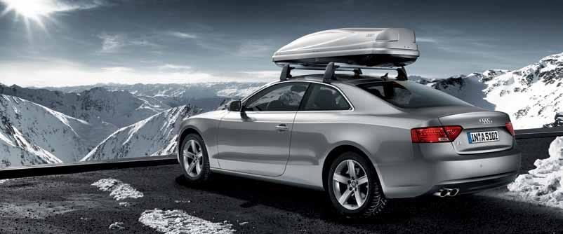 5 1 Kayak rack For a single-person kayak weighing up to 25 kg. For the A5 Coupé and A5 Sportback only.