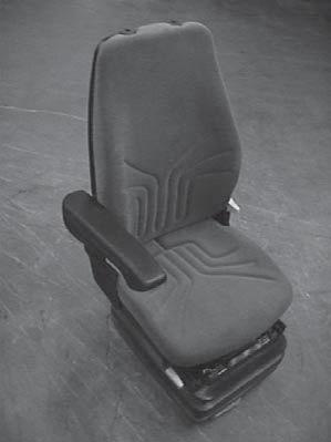 OPERATOR S SEAT Adjustments Spring Suspended Grammer Seat (fig. K2a) To adjust the fore and aft position, release lever A under the seat and move the seat to the required position.