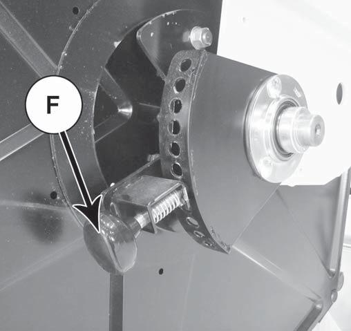 REEL ADJUSTMENTS Four Adjustable Settings (figs. L5 and L6) 1 Reel height is controlled by switch B, fig. L5, on the traction speed control lever.