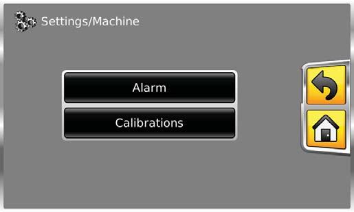 calibration for different functions.