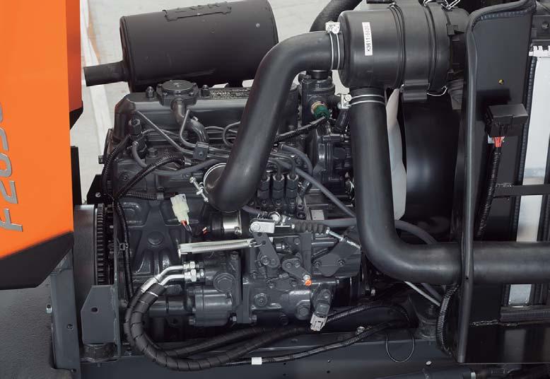 Kubota Diesel Engines Powerful Kubota diesel engines mean faster, more efficient job performance.