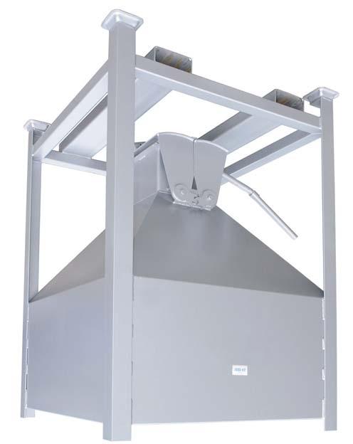 duty steel construction crane bins for all waste products These crane bins are approximately the same size as a standard Australian pallet and can stack neatly on top of each other
